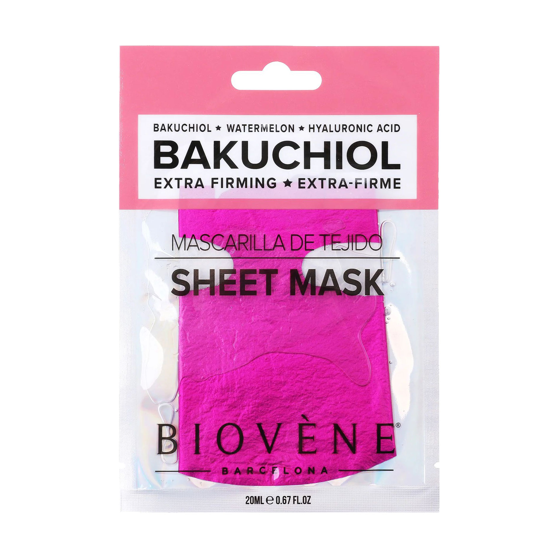 Тканинна маска для обличчя Biovene Bakuchiol Sheet Mask, 20 мл